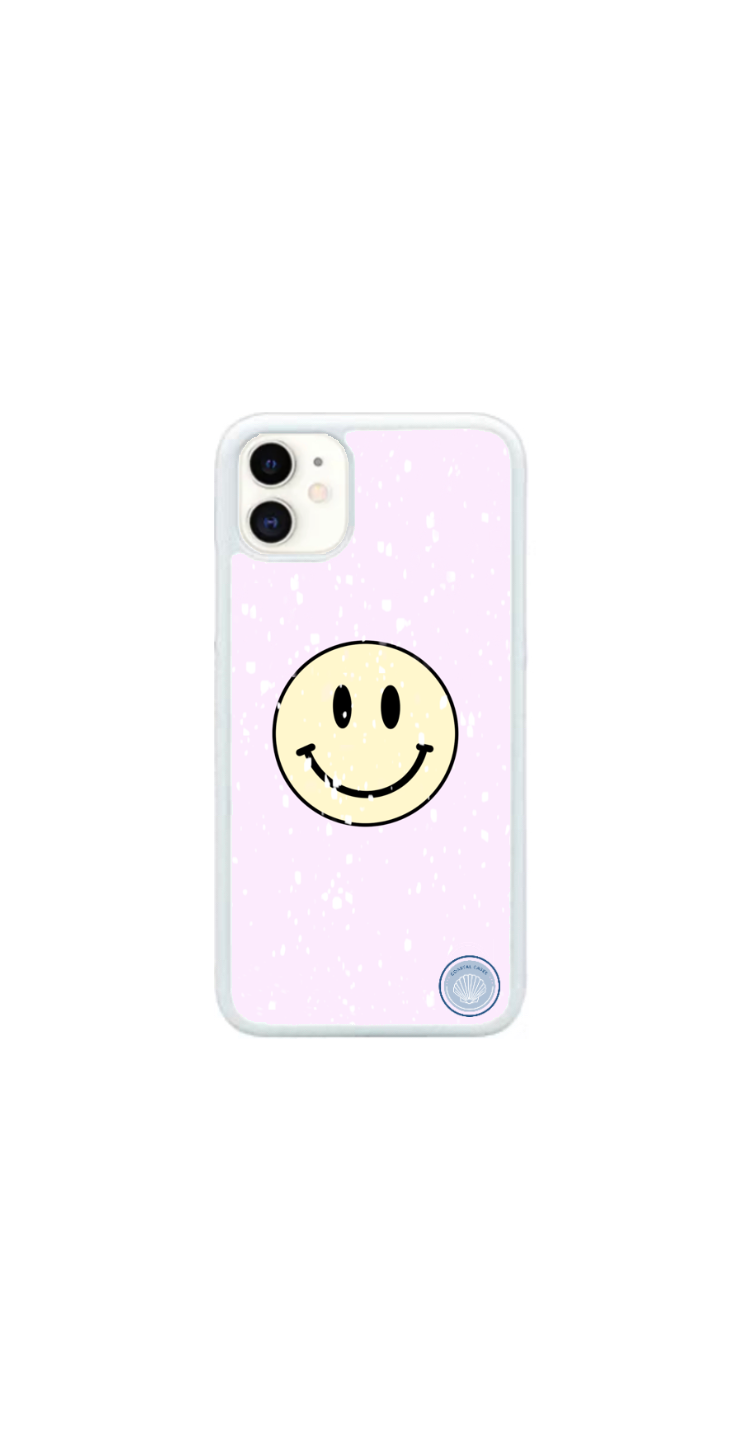 Pink Smiley Face Case