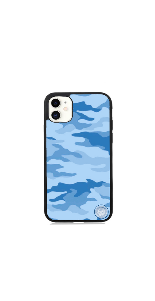Dark Blue Camouflage Case
