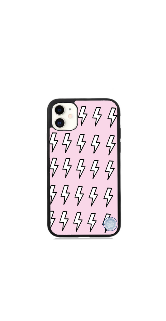 Pink Lightning Bolts Case