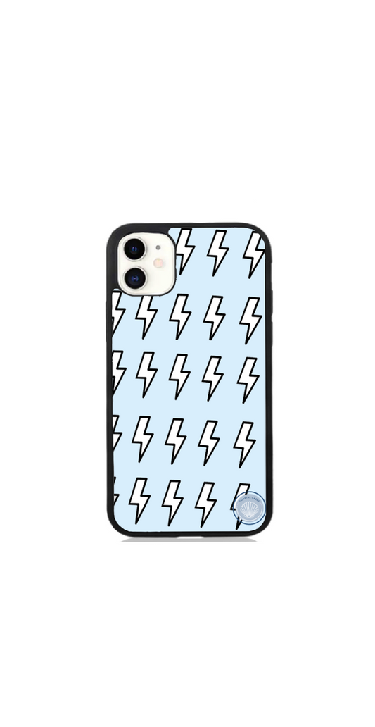 Blue Lightning Bolts Case