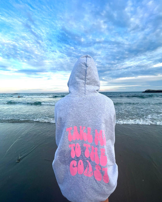 Pink "Take me to the Coast" Hoodie