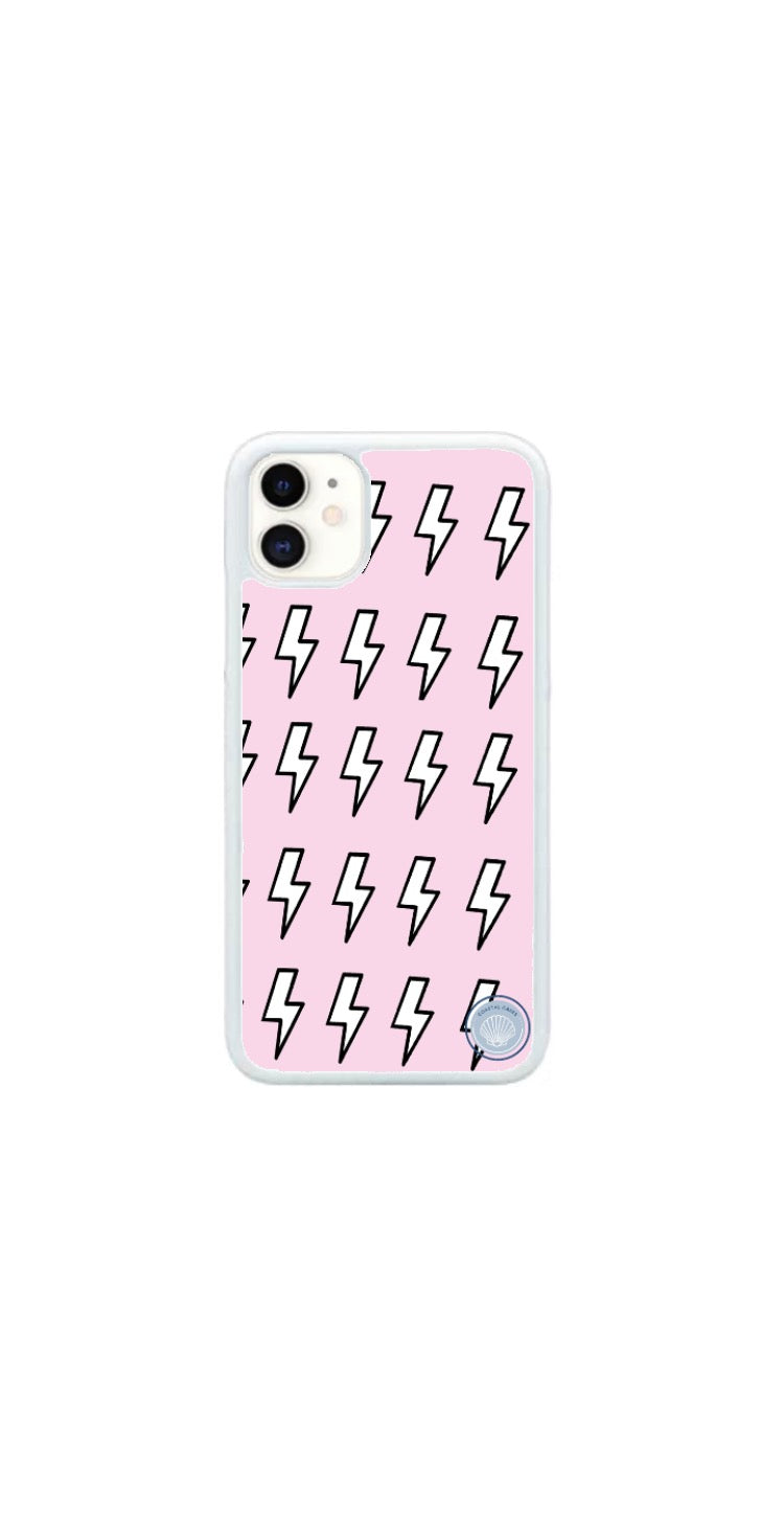 Pink Lightning Bolts Case