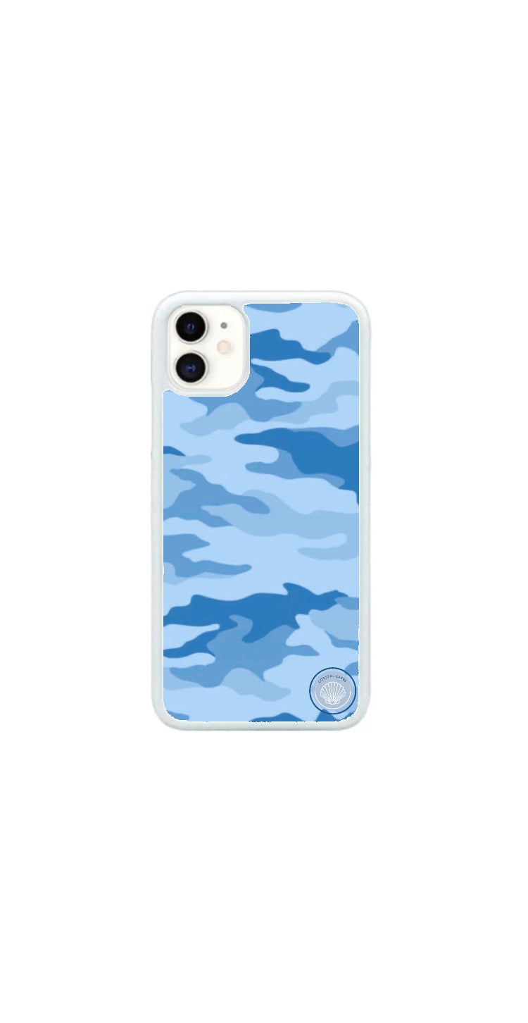 Dark Blue Camouflage Case